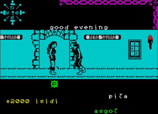 Dun Darach - ZX Spectrum game screenshot (1985) by Gargoyle Games